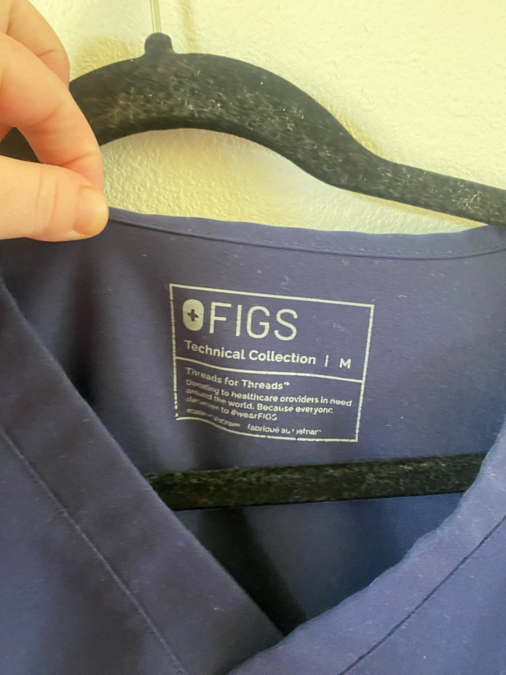 Figs Navy Blue Scrub Set Men’s Medium - Picture 3 of 9